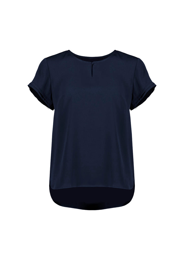 Womens Evelyn Short Sleeve Blouse