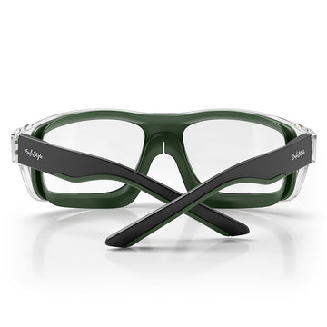 Switches Clear/Green Frame Clear Lens