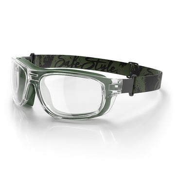Switches Clear/Green Frame Clear Lens