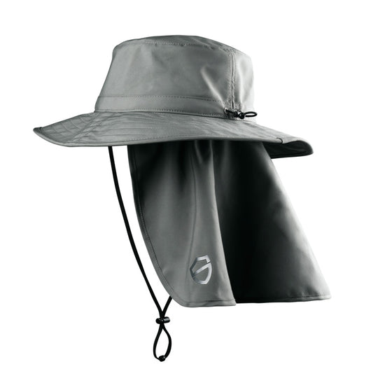 Worksite To Weekend Graphite Flap Bucket Hat