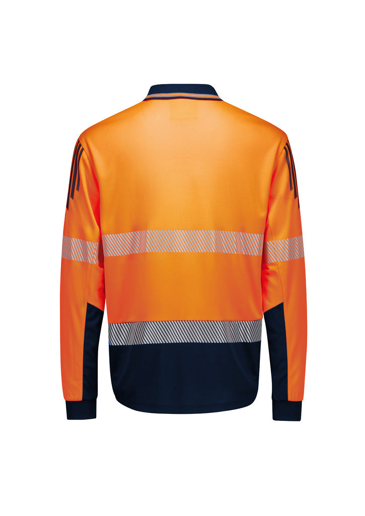 Syzmik ZH550 Hi Vis Seg Tape Polo - Long Sleeve