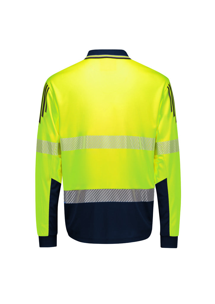 Syzmik ZH550 Hi Vis Seg Tape Polo - Long Sleeve