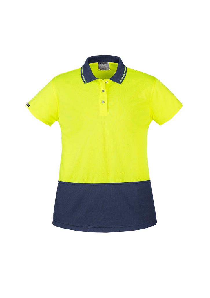 Womens Hi Vis Basic Short Sleeve Polo