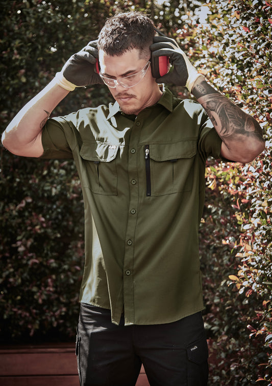 Syzmik Mens Outdoor Short Sleeve