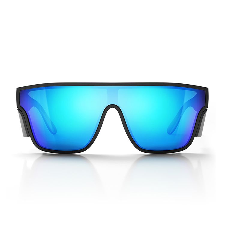 Primes Matte Black Frame/ Blue Reflectors Lens