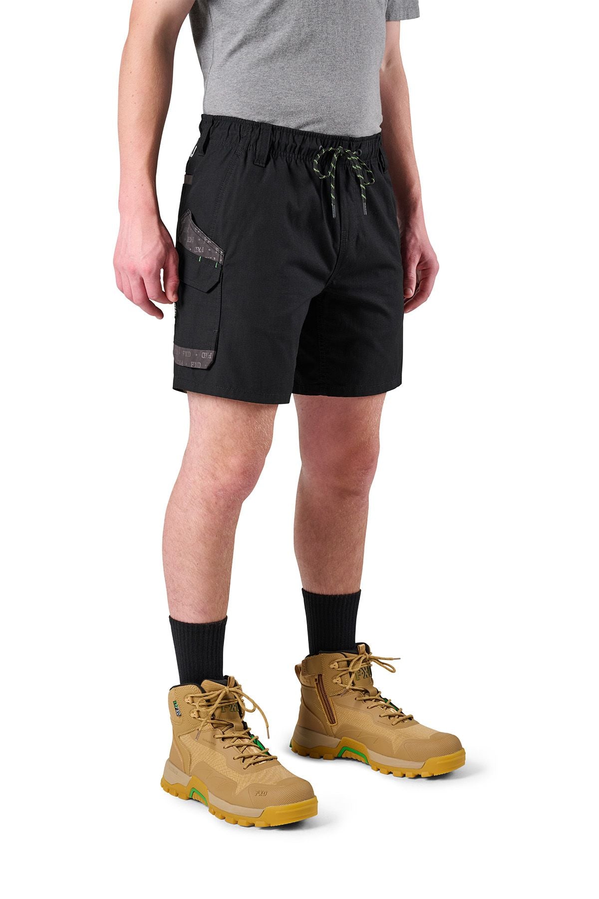 FXD WS7 Elastic Waist Lightweight Ripstop Cargo Short