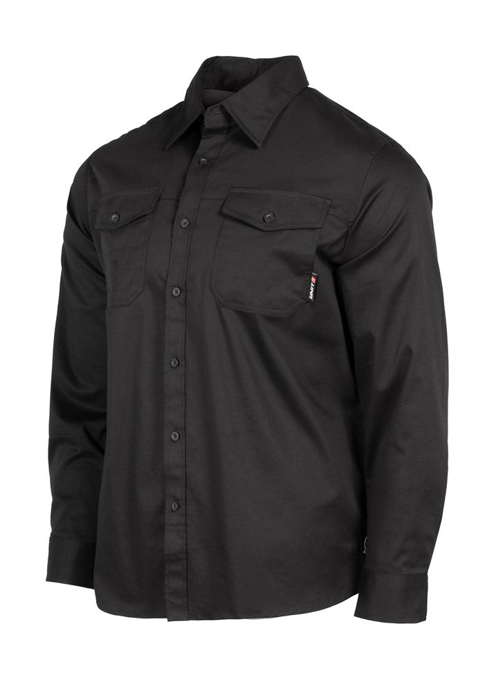 Black Long sleeve Unit Work Shirt