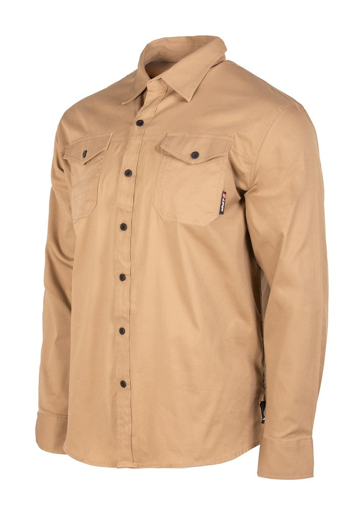 Khaki Long sleeve Unit Work Shirt