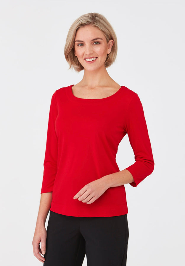 Chilli 3/4 Sleeve Smartknit Top