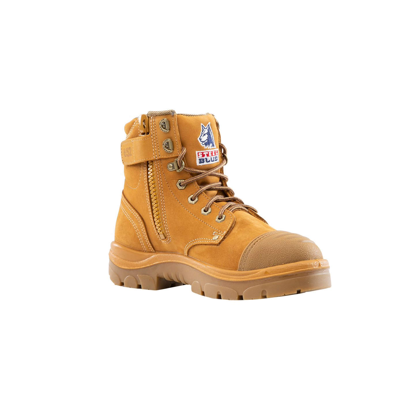 Wheat Steel Blue Safety Boot