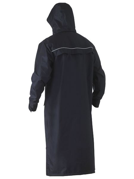 Long Hooded Rain Coat