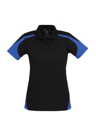 Ladies Talon Polo Black Royal