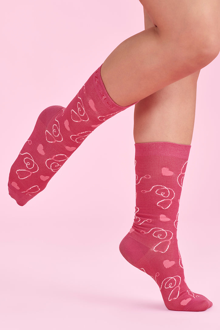 NBCF Happy Feet Comfort Socks