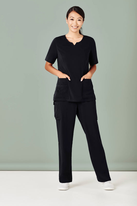 Womens Multi-Pocket Straight Leg Pant