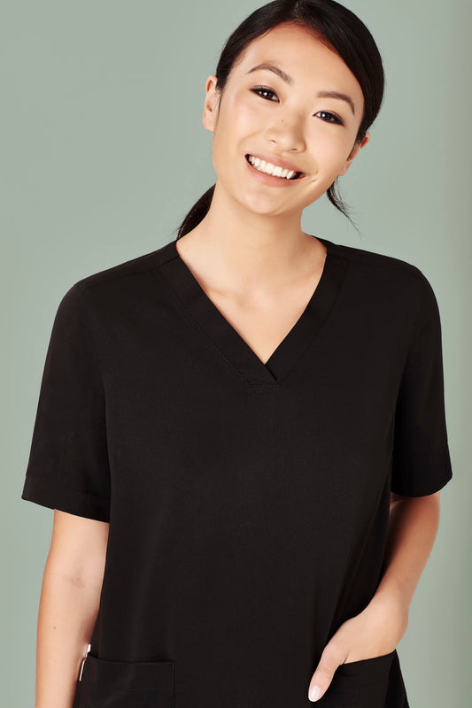 Womens Easy Fit V-Neck Scrub Top