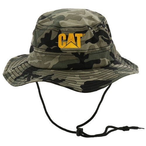 Camo Hat With CAT Embroidery