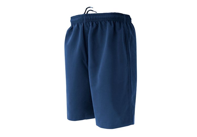 Elastic waist microfibre shorts