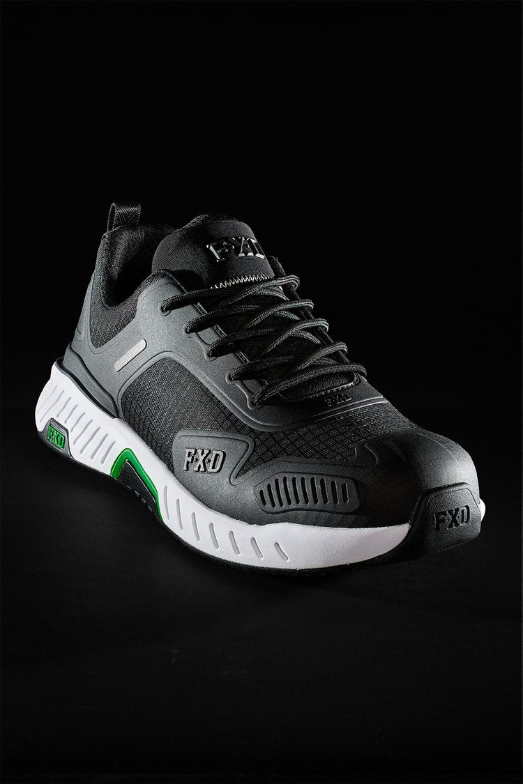 Black and White FXD Work Shoe